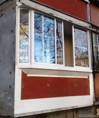 Остекление балкона 3000 х 1500 мм от компании гринлайн купит.