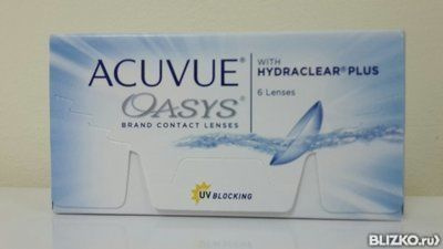 Двухнедельные контактные линзы Acuvue Oasys