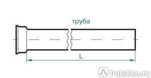 Труба ТЧК 100 2м