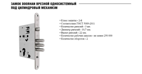Защитная стальная дверь ЭКО высота 980 мм