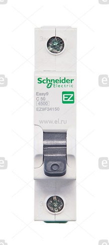 Выключатель автоматический С 50А Schneider Electric 4,5кА EZ9F34150