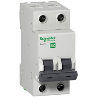 Выключатель автоматический двухполюсный С 32А Schneider Electric EZ9F34232