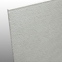 АБС пластик листовой 2 мм «песок» Лада-Лист белый 1000*3000