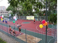 Строительство детских спортивных площадок для школы