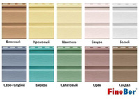 Сайдинг FineBer Финбир Standart 205х3660 мм, цвет - салатовый, 1 уп 16 шт