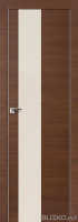 Дверь межкомнатная ПВХ, модель 5Z, цвет: малага черри, остекленная