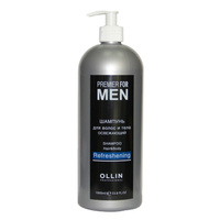 Шампунь для волос и тела освежающий Premier for Men Ollin Professional