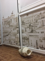 Рулонные шторы с УФ печатью "Венеция" кассетного типа 500 х 1300 2шт + 500х
