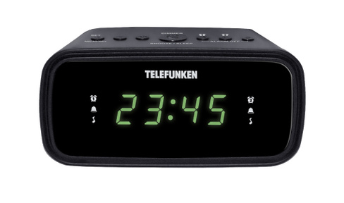 Настольные Часы Telefunken tf-1588(черный c зеленым)