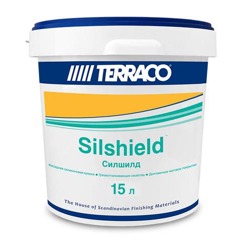 Краска Силиконовая Terraco Silshield для фасадных работ