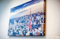 Картина на холсте с галерейной натяжкой 600х900 мм
