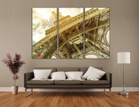 Модульая картина на холсте с галерейной натяжкой 600х900 мм