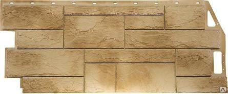 Панели фасадные FineBer серии Камень природный Песочный