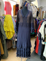 Платье женское, цв. т.-синий