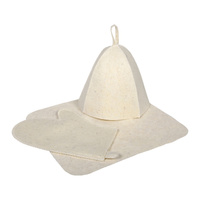 Набор из 3-х предметов Hot Pot: шапка, коврик, рукавица (войлок, арт. БШ 42013)