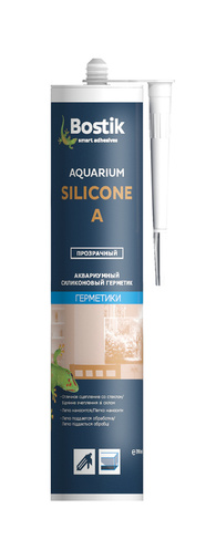 Герметик Aquarium Silicone A 0310 л BOSTIK Аквариумный силиконовый