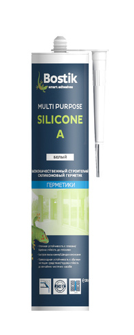 Герметик Multi Purpose Silicone A белый 0280 л BOSTIK строительный силикон