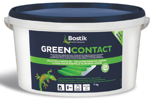 Клей контактный без растворителя для ПВХ-покрытий GREEN CONTACT 7 кг BOSTIK
