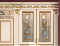 Витражное стекло с рисунком в кухонные фасады на заказ