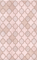 Керамический декор 25х40 Kerama Marazzi Фоскари розовый