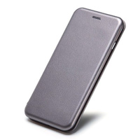 Чехол-книжка для Xiaomi Mi Note 10/10 Pro Grey (боковая)