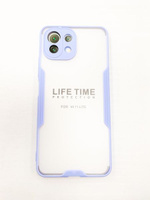 Накладка силикон Life Time для Xiaomi Mi 11 Lite Сиреневый