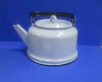 Чайник эмалированный Новокузнецк С42713, 3,5л светлый с петлей (законопаченое дно)