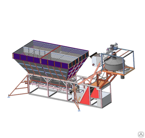 Быстромонтируемый завод бетонный Авангард-50