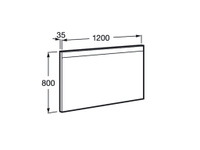 Зеркало Roca Prisma LED 1200x35x800 см 812268000