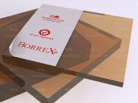 Монолитный поликарбонат Borrex (оптима) 3 мм коричневый 2050*3050