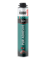 Пена-клей пистолетная для теплоизоляции KUDO PROFF 14+APS 1000мл 14м2 (12)