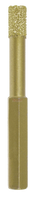 KERAMOGRANIT Сверло коронка алмазное по керамограниту D.BOR хвостовик HEX-С, 8x80 мм