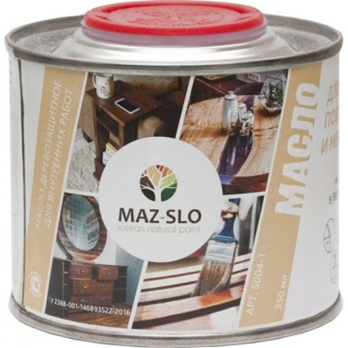Масло для рабочих поверхностей и мебели MAZ-SLO 8076229