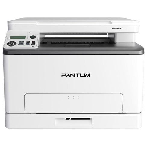 МФУ Pantum CM1100DN, цветной принтер/сканер/копир A4 LAN USB серый