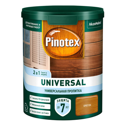Средство деревозащитное PINOTEX Universal 0,9л орегон, арт.5620704