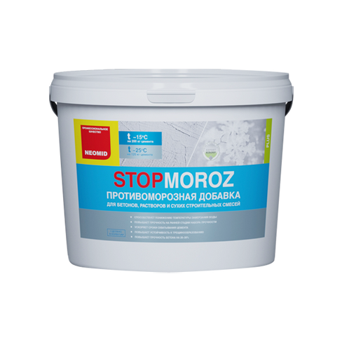 Противоморозная добавка NEOMID STOPMOROZ для бетонов и растворов (3 кг)
