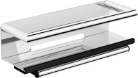 Полочка Black&White SN-2351 со стеклоочистителем на магните (300x100x90)