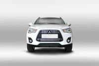 Низ решётки радиатора D16 хром (Нержавеющая сталь) Mitsubishi ASX 2013+