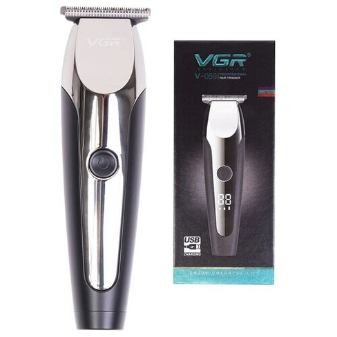 Машинка для стрижки бороды и усов V059IPRO/триммер для волос/черный VGR