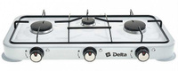 Газовая плитка DELTA D-2207 трехконфорочная белый