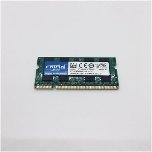 Оперативная память Crucial 2 ГБ DDR2 667 МГц SODIMM CL6 Micron