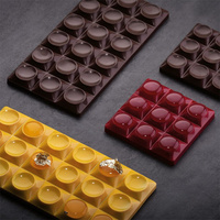 Форма д/шок. Chocolate Bar Bricks 154х77мм h9мм 100гр 3 ячейки п/к Pavoni PC5010FR