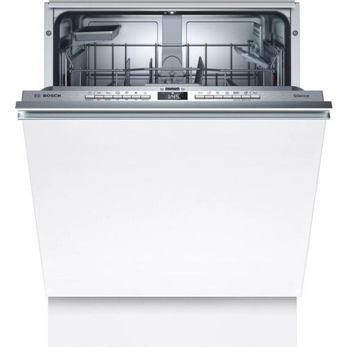 Встраиваемая посудомоечная машина Bosch Serie 4 SMV4HAX40E, полноразмерная, ширина 59.8см, полновстраиваемая, загрузка 1