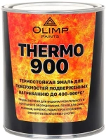 Термостойкая эмаль для поверхностей подверженных нагреванию Олимп Thermo 900 800 мл черная