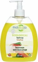 Крем мыло для рук экологичное Molecola Ecological Liquid Soap Sunny Mango 500 мл