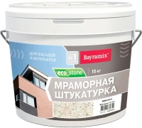 Мраморная штукатурка для фасадов и интерьеров Bayramix Ecostone 15 кг №974