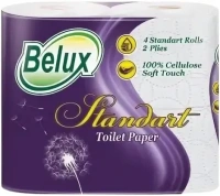 Бумага туалетная Belux Standart 4 рулона в упаковке