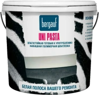 Готовая к употреблению финишная полимерная шпатлевка Bergauf Uni Pasta 25 кг