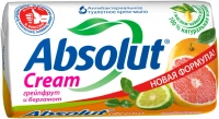 Крем мыло туалетное антибактериальное Абсолют Cream Грейпфрут и Бергамот 90 г