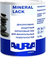 Лак для минеральных поверхностей декоративно защитный Aura Luxpro Mineral Lack 1 л